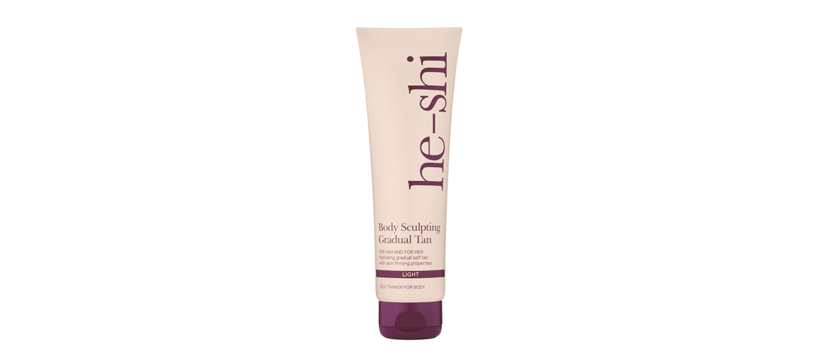 Body sculpting gradual tan He-Shi