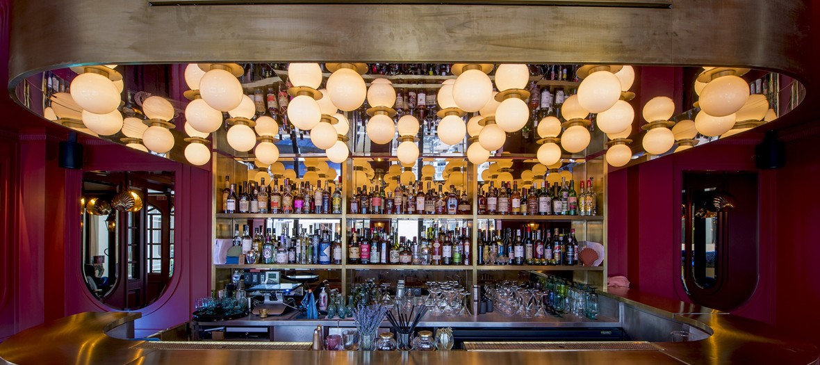 Restaurant de l'Hôtel des Grands Boulevards avec Giovanni Passerini