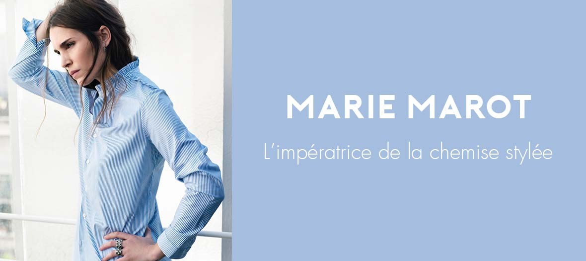 Portrait de Marie Marot creatrice des Chemises Marie Marot