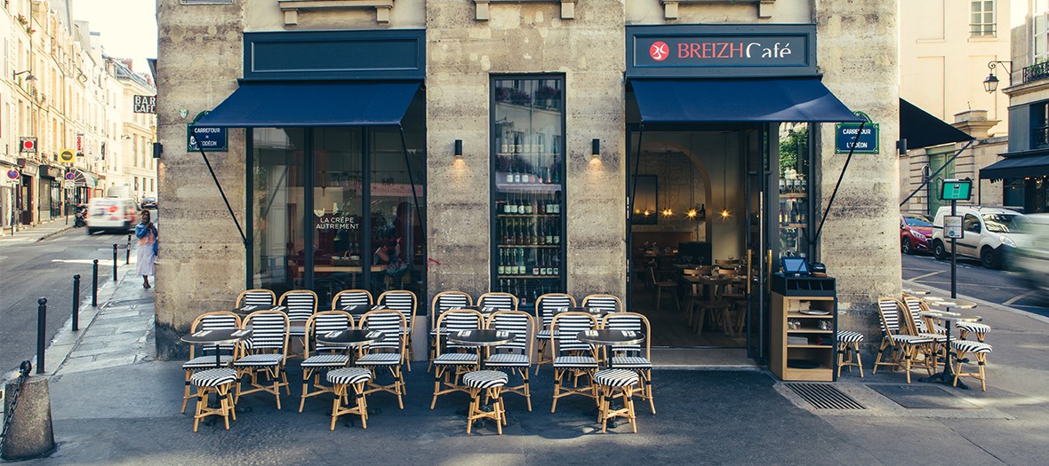 Façade de la creperie Breizh 