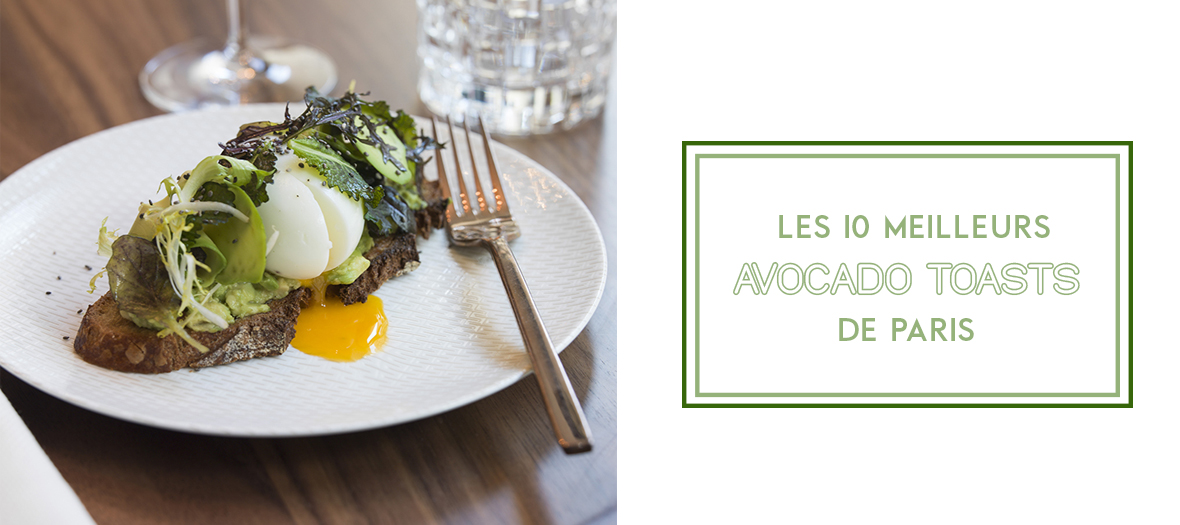 Avocado toast du restaurant Odette à Paris