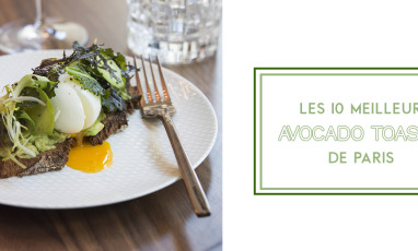 Avocado Toasts of the restaurant Odette in Paris