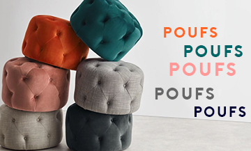 Selections des plus beaux poufs pour decorer son interieur