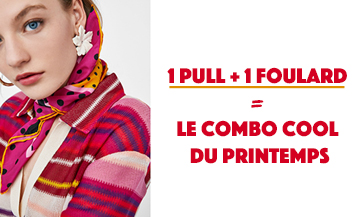 Mode pull et foulard pour le printemps