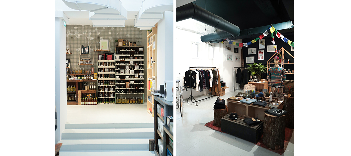 interieur et decoration du concept store homme la garconniere