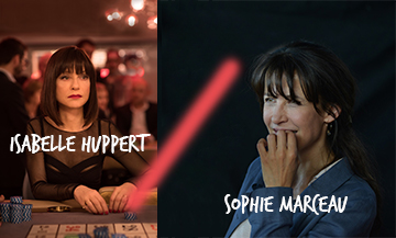 Isabelle Huppert et Sophie Marceau