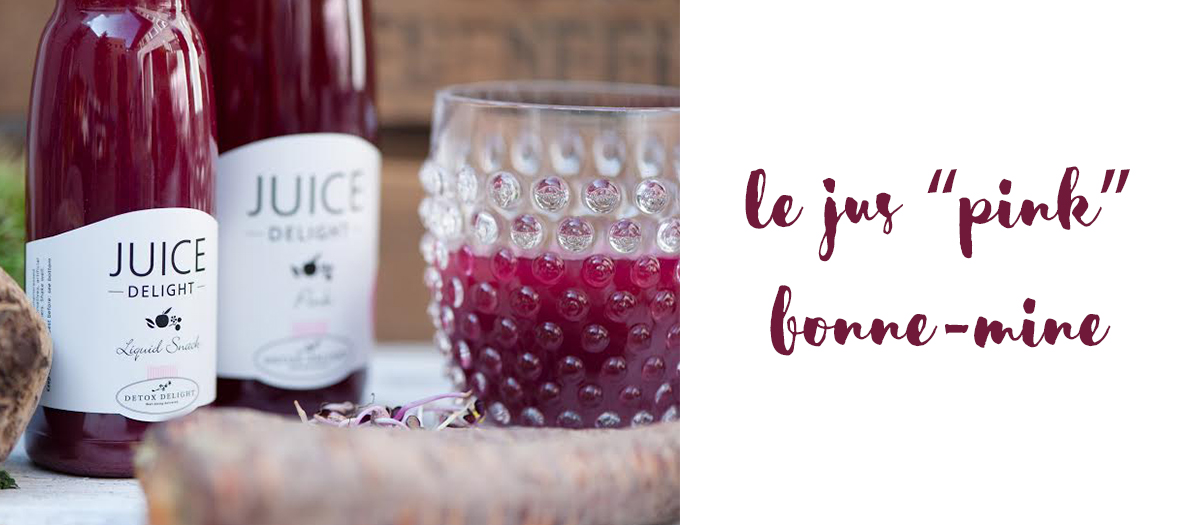 Recette jus pink pour une bonne mine