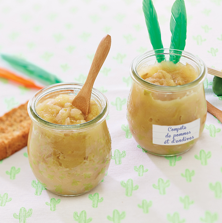 compote de pomme aux endives