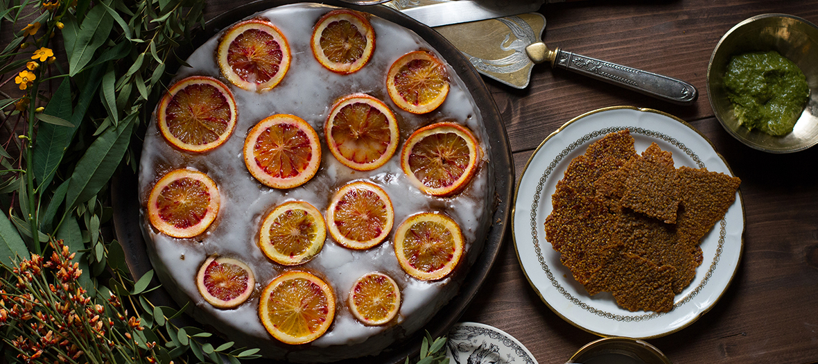 Recette du cake sans gluten a l'orange sanguine