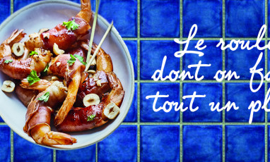 Recette Roules Gambas Jambon