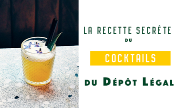 Recette du cocktail du Depot legal de Christophe Adam