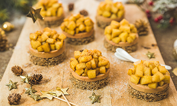 Recette de mini tatins sales de Sebastien Gaudard