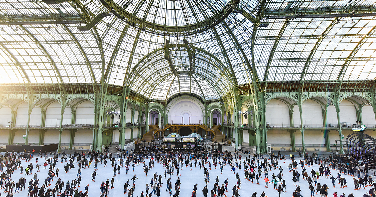 Le Grand Palais des Glaces une patinoire sous la nef