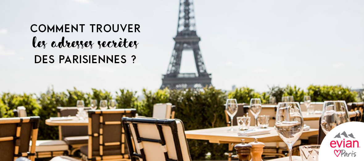 Terrasse avec vu sur la tour Eiffel