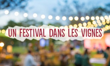 Win and music festival in Château de Pommard in France