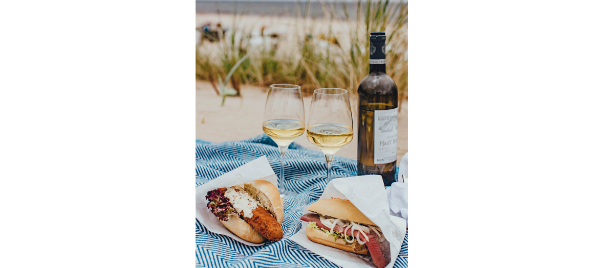 Pic nic on a Cap Ferret beach