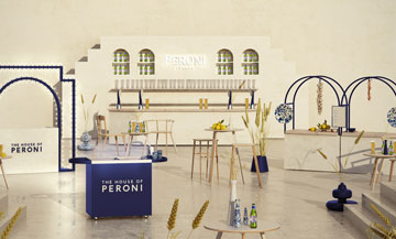 an ephemeral bar House Of Peroni