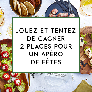 jeu concours pour gagner un apéro atelier blini à la cartonnerie