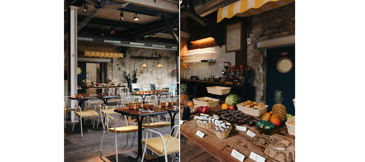 Ambiance Interieur et buffet du restaurant de Aurélien Laffon