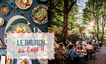 Healthy brunch on a terrace