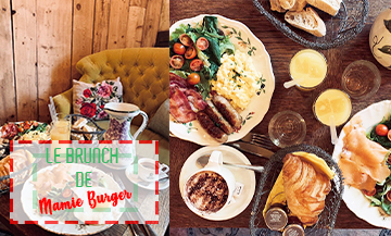 English Brunch at Mamie Burger in Paris