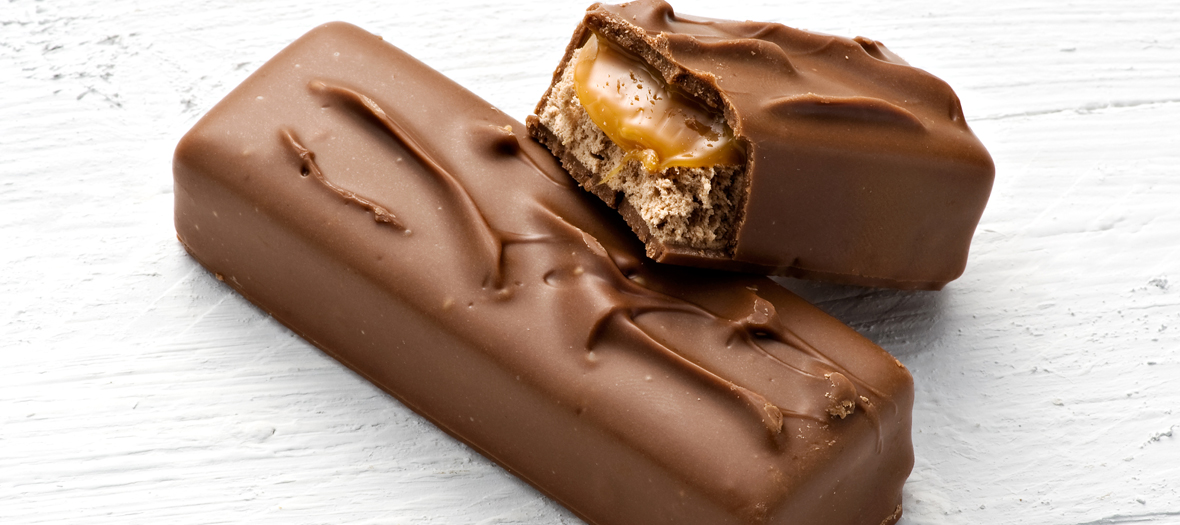 Barre au chocolat façon snickers