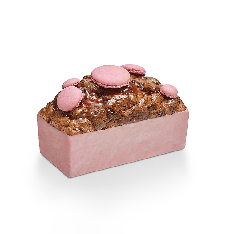 Cake Isaphan de Pierre Hermé avec de la rode, du litchi et framboise