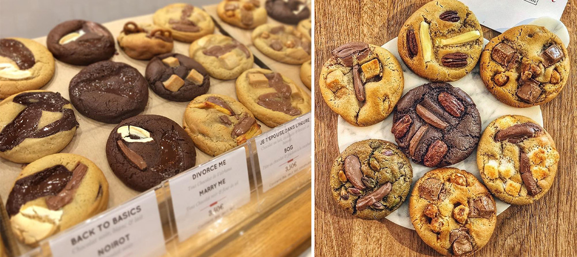 Valrhona Chocolate Cookies, Organic Flour, AOC Butter, Piedmont Hazelnuts from Boutique Scoop Me A Cookie