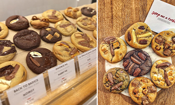 Valrhona Chocolate Cookies, Organic Flour, AOC Butter, Piedmont Hazelnuts from Boutique Scoop Me A Cookie