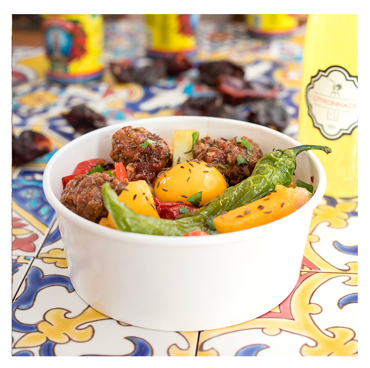  Couscous with vegetables, beef, merguez, chicken with olives or veggie of the chef Yoni Saada