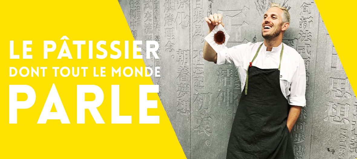 Yann Couvreur invite le chef pâtissier Frank Haasnoot dans sa boutique du  Marais