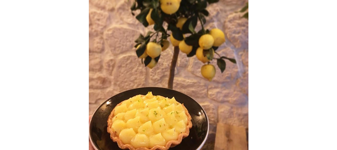 Tarte au citron du restaurant L'Enveloppe