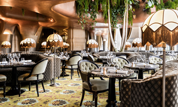 Dining room of Coco restaurant in Opéra Garnier in Paris