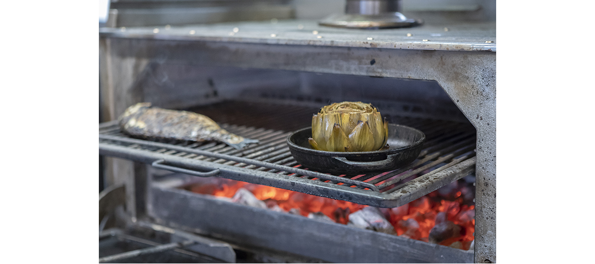 Grillades et barbecue sur le rooftop