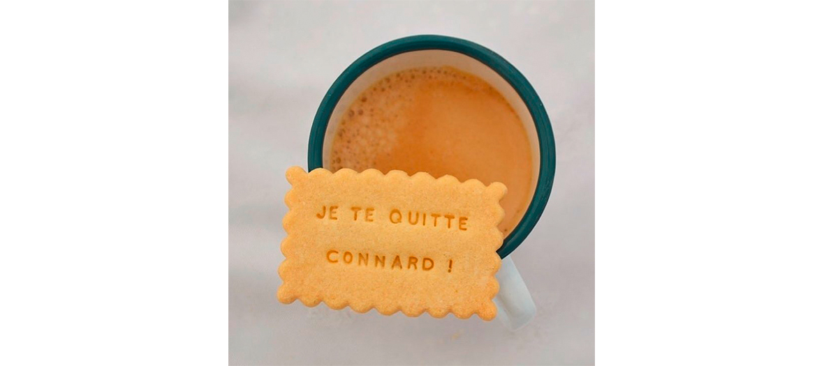 Le Biscuit avec un message personnalisé 