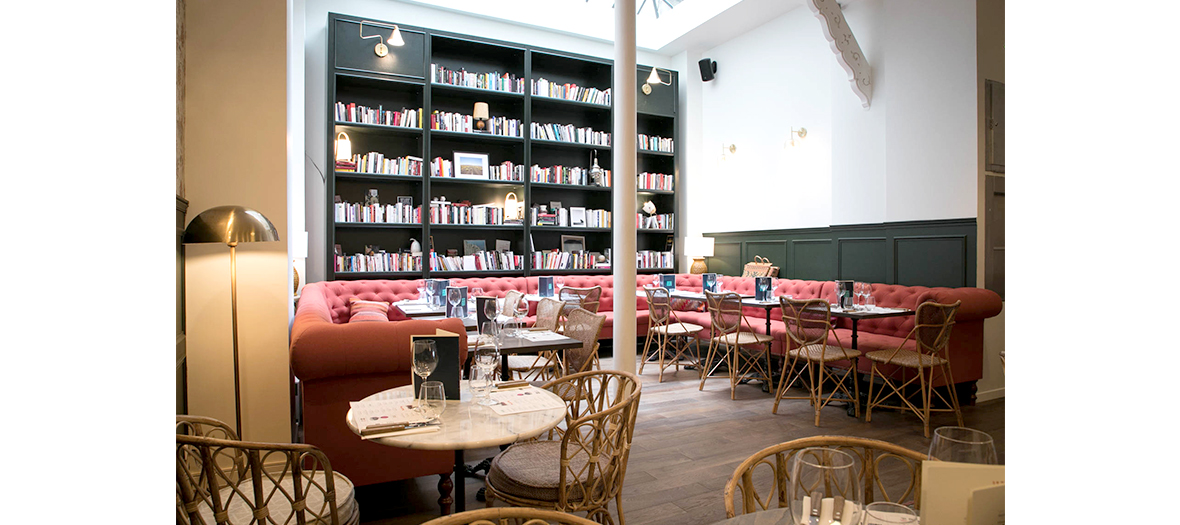 Intérieur du restaurant, déco par Christie Ward