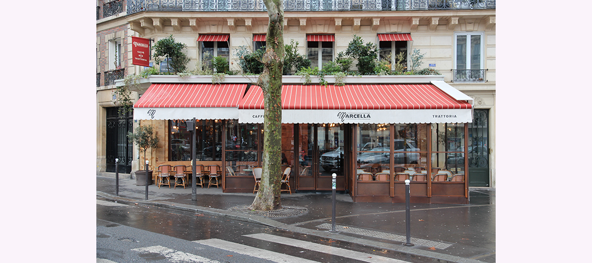 Terrasse du Marcella à Paris