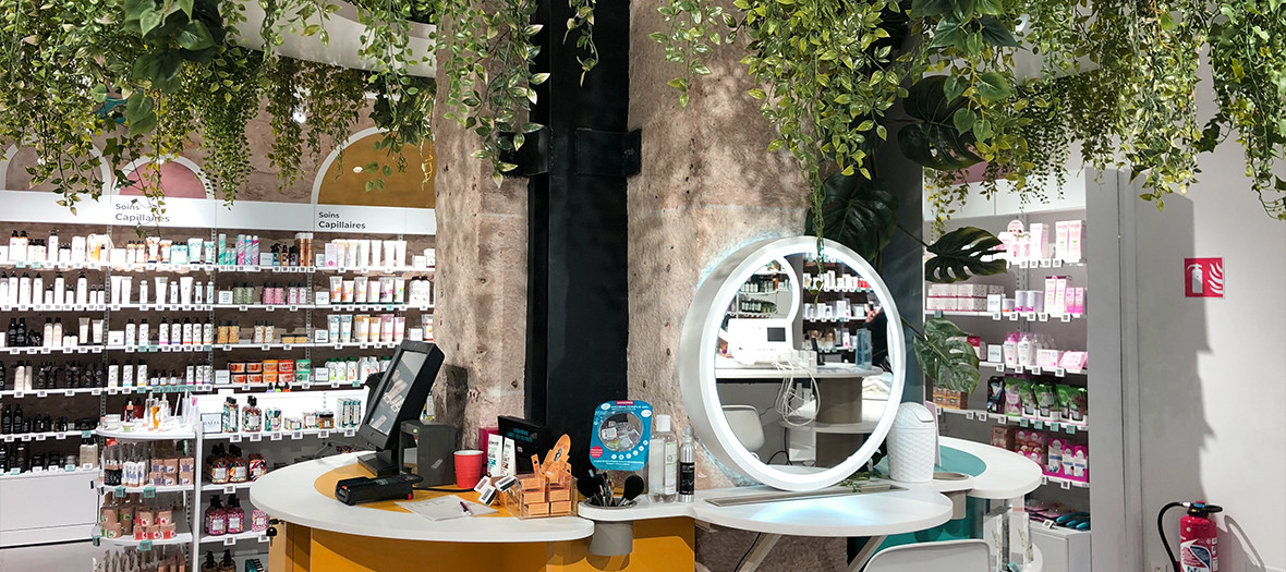 Beaute Green concept store in the Marais in Paris