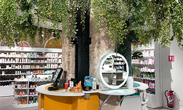 Un concept store Beaute Green dans le marais à Paris