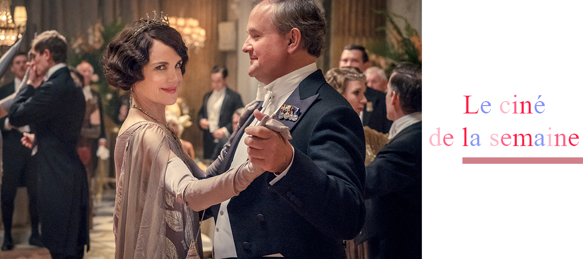 Portrait de Julian Fellowes et Michelle Dockery acteurs du film Downton Abbey