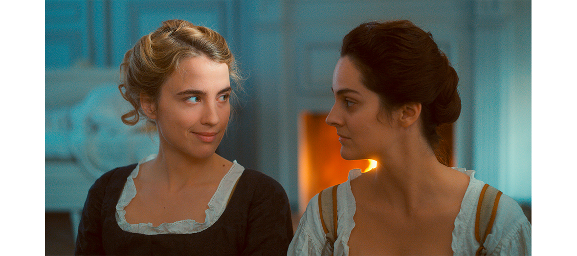 Portrait des actrices Noémie Merlant et Adèle Haenel