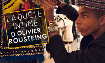 Portrait d'Olivier Rousteing de la maison Balmain