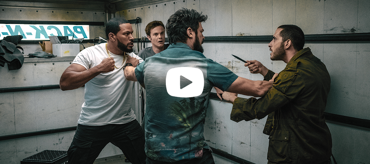 Extrait de la série avec Jack Quaid, Karl Urban, Laz Alonso et Tomer Kapon