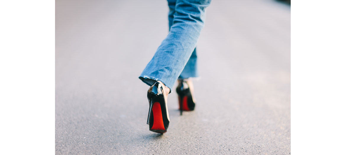 Les Stilettos à semelles rouges  de Christian Louboutin