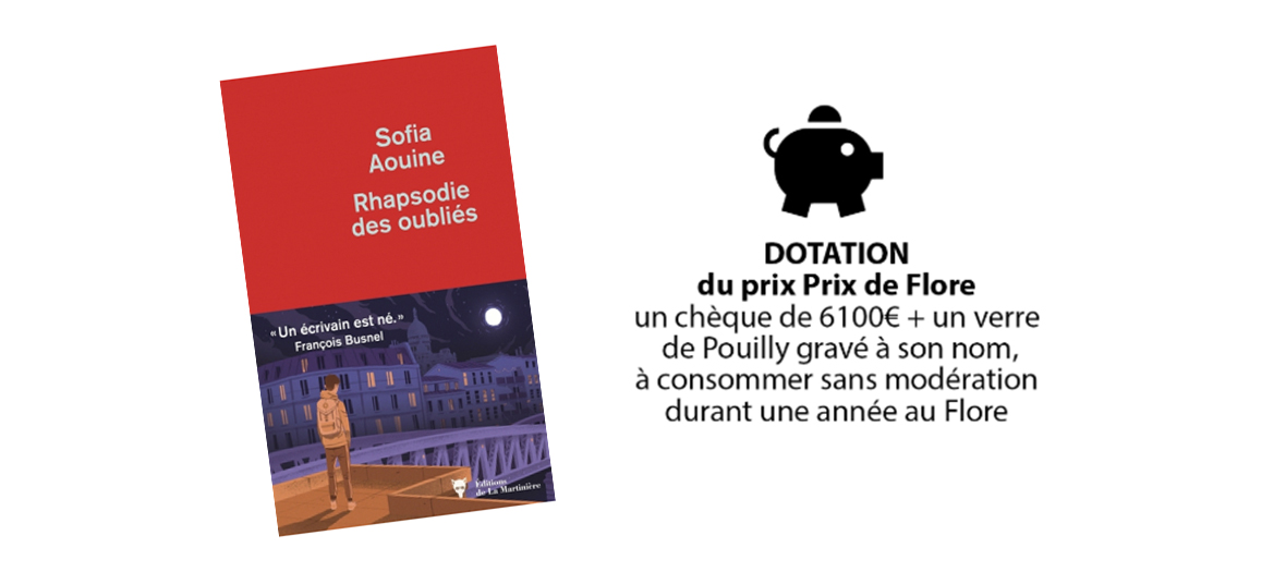 Couverture du livre Un ecrivain est né et Dotation du Prix Flore 