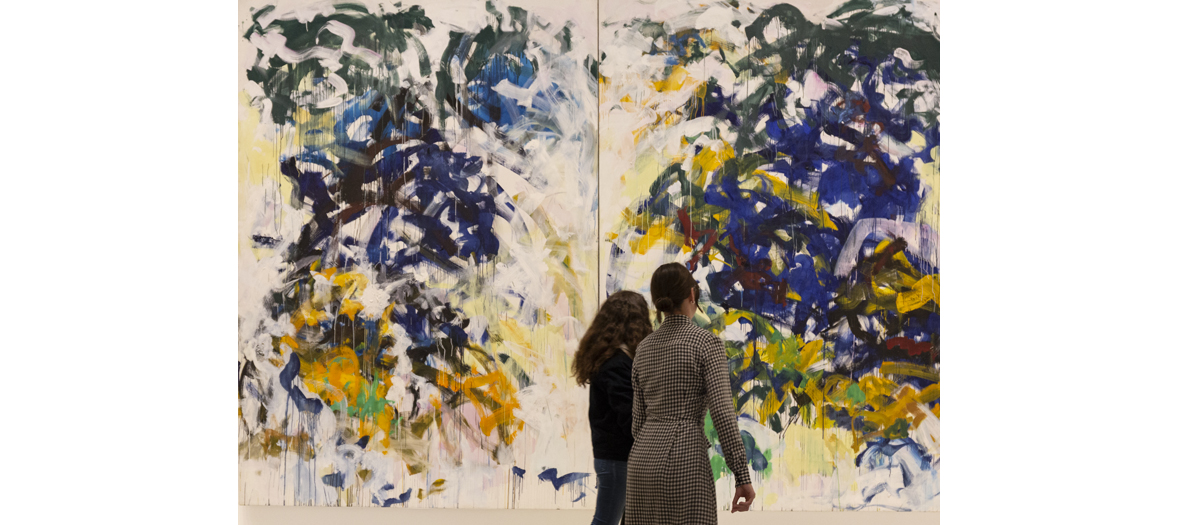 Tableau à la peinture contemporaire de Joan Mitchell