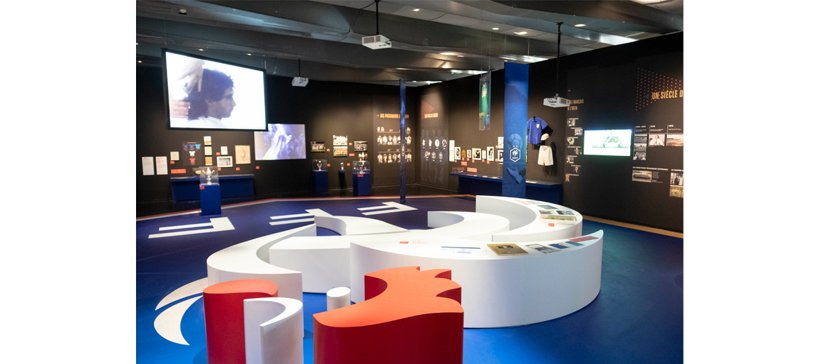 scenography of the exhibition fff 100 years of passion and innovation