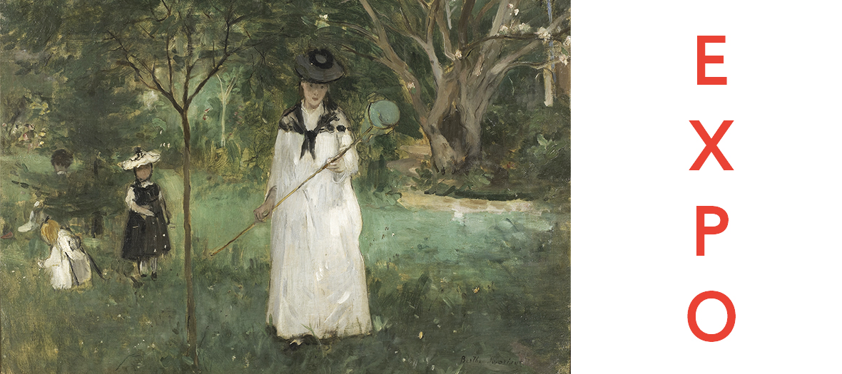 La Chasse aux papillons from Berthe Morisot, Oil on canvas