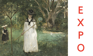 La Chasse aux papillons from Berthe Morisot, Oil on canvas