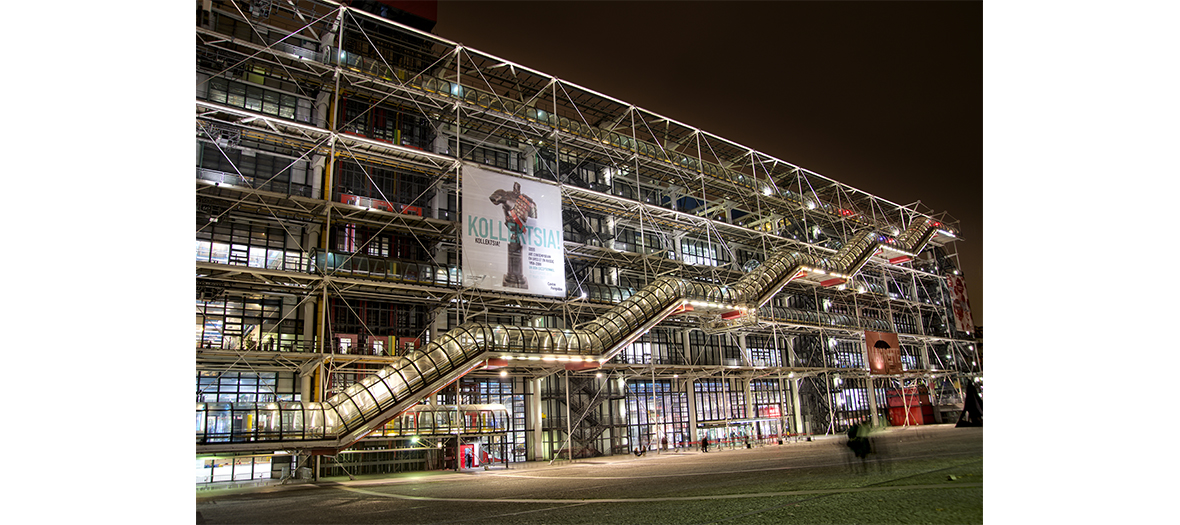 The celebration of the inauguration of the FIAC at the Pompidou Center by Rick Owens